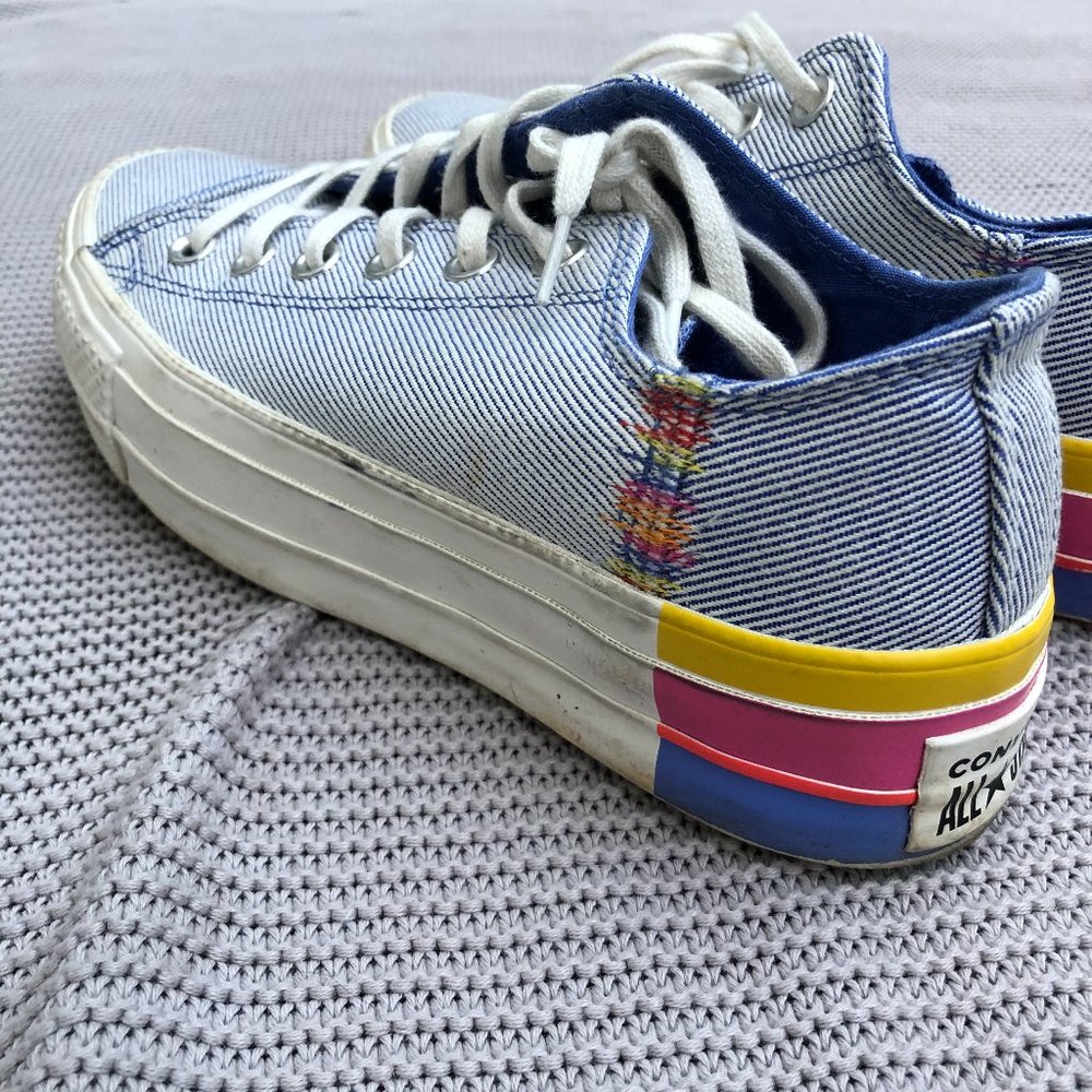 Converse PLATFORM Stripes and Stitches, oh my!